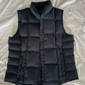 Lands’ End Men’s Down Puffer Vest – Navy – Size Medium